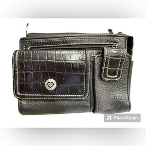 Brighton small leather travel wallet